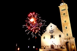 Fuochi pirotecnici a Trani