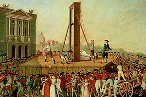 Ghigliottina, lesa maestà