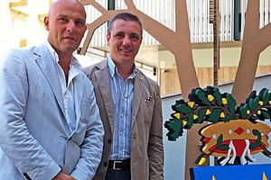 Gigi Riserbato e Francesco Ventola