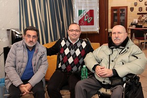Claudio Viti, Giovanni Ronco e Gennaro Palmieri