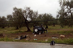 Incidente strada provinciale Andria-Bisceglie
