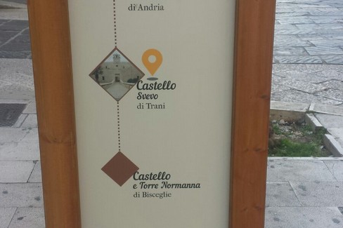 Cartello turistico in via San Giorgio