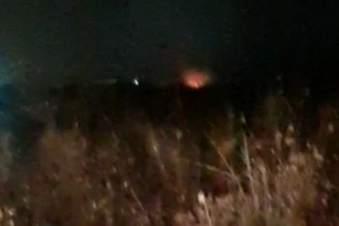 Incendio di rifiuti tossici nella zona nord di Trani