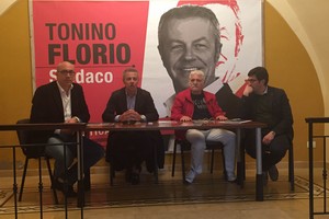 Conferenza stampa del candidato sindaco Antonio Florio