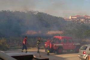 Incendio in via Istria