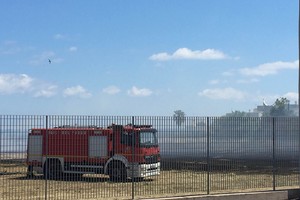 Incendio in via Bisceglie