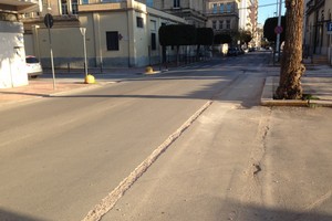 Solco dopo la fibra ottica