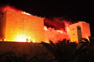 Incendio del Castello Svevo di Trani