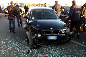 Incidente stradale sulla statale 16 bis fra Trani e Barletta