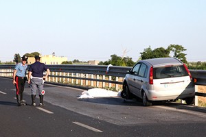 Incidente sulla 16 bis a Trani