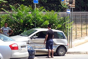 Incidente nei pressi di giardino Telesio