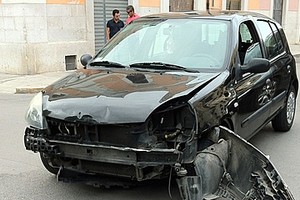 Incidente in piazza Sant'Agostino a Trani