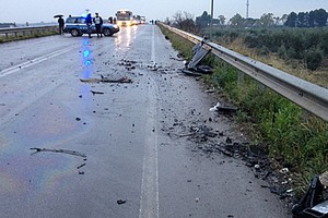 Incidente stradale sulla strada Trani-Corato