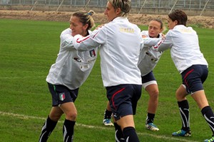 Nazionale femminile di calcio a Trani