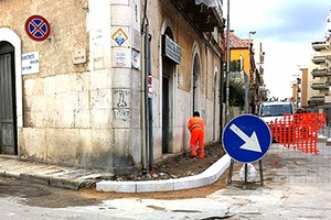 Lavori ai marciapiedi