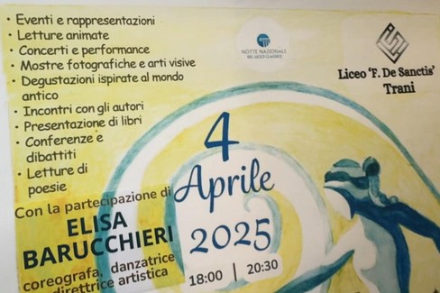 Liceo Classico  "De Sanctis " - Trani  "La Notte Nazionale dei Licei " XI edizione