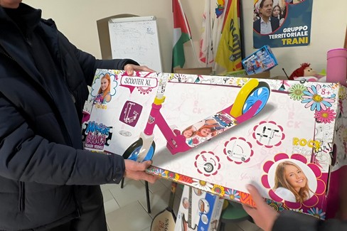 "Giocattoli in movimento" Iniziativa solidale del M5Stelle