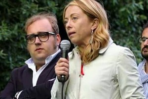 Giorgia Meloni e Raimondo Lima