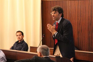 Michele Di Gregorio in consiglio comunale