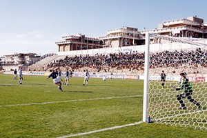 La nazionale femminile di calcio a Trani, il 22 marzo 2000
