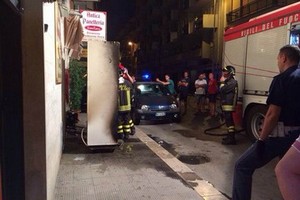 Incendio a panificio in via Don Nicola Ragno