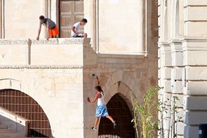 Parkour sulla Cattedrale di Trani