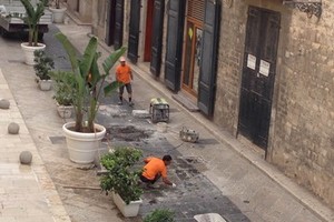 Lavori in via Ognissanti