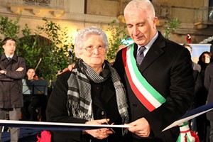 Inaugurazione piazza dei Longobardi a Trani
