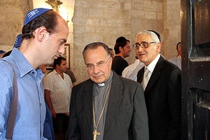 Pichierri visita la Sinagoga di Trani