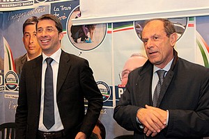 Pino Paolillo con Francesco Schittulli