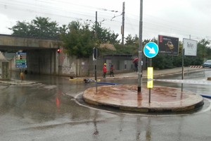 Pozzo Piano sottovia allagamento