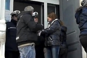 La protesta delle cooperative al Comune di Trani