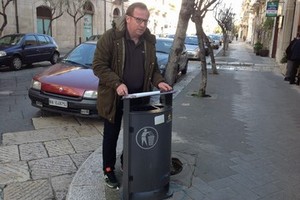 Protesta Michele De Lucia