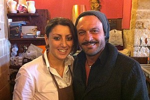 Totò Schillaci al ristorante 