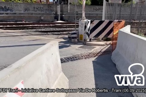 FDI Trani - Manifestazione per il sottopasso di Via De Robertis