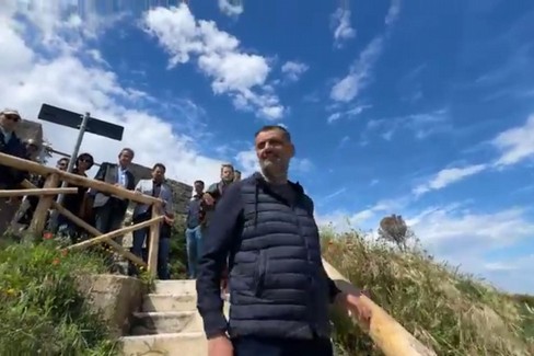 Trani | Costa Sud: la visita istituzionale di Antonio Decaro