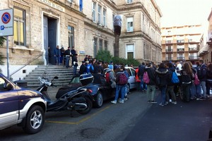 Protesta a Palazzo di Città
