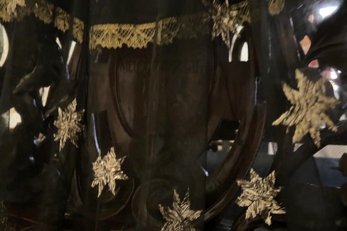 SS.Addolorata, l'intronizzazione post processione