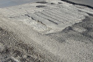 Strada rotta dopo l'installazione delle telecamere