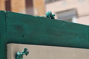 Tavole degli statuti marittimi danneggiate dai vandali