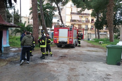 Villa Bini incendio