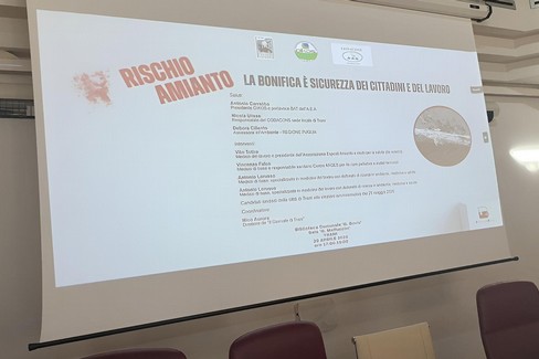 Incontro in Biblioteca "Rischio Amianto" a Trani