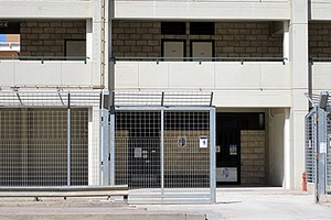 Tribuna dello stadio di Trani