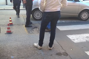 tubo via Moro. <span>Foto Maria Scoccimarro</span>