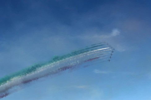 Bari San Nicola Air Show: video ringraziamento delle fecce tricolori