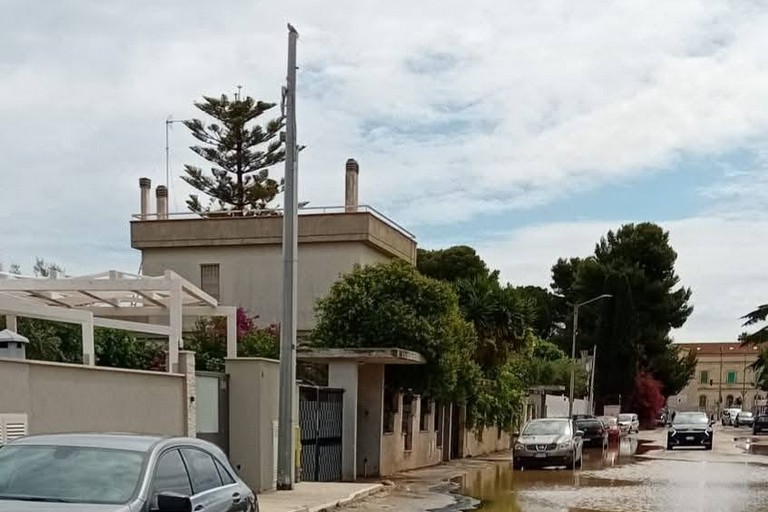 Via Mascagni a Trani senza fogna bianca. <span>Foto Credits</span>