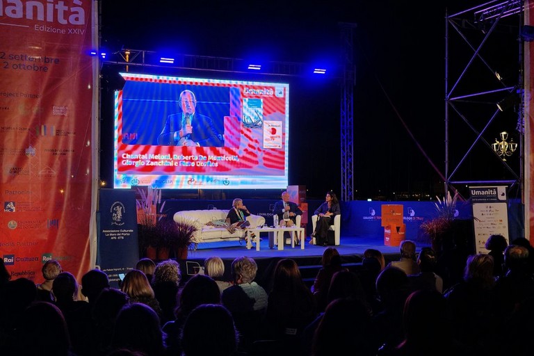 Roberta de Monticelli, Piero Dorfles, Chantal Meloni. <span>Foto Adriana Fabrizio</span>