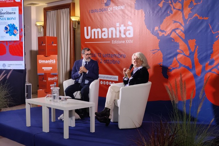 da sinsitra: Gaetano Prisciantelli e Michela Matteoli. <span>Foto Adriana Fabrizio</span>