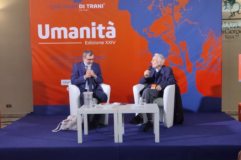 da sinistra: Gaetano Prisciantelli e Silvio Garattini. <span>Foto Adriana Fabrizio</span>