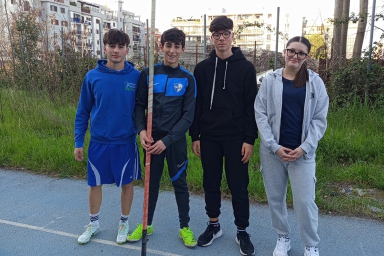 Da sx a dx: Ierrobino, Piccinni, Battaglia, Papaleo